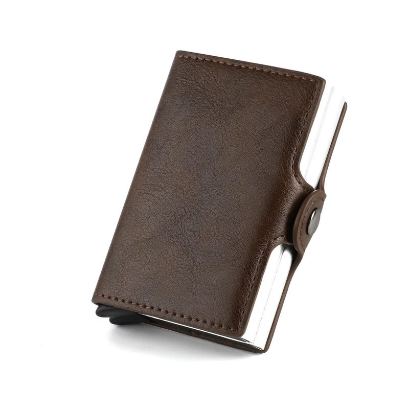 Slim aluminium alloy card holder